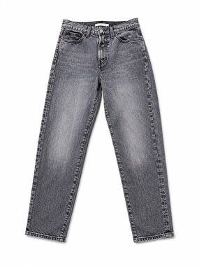 LEVI’S Wedgie High Rise Straight Leg Jeans Washed Grey Size 27
